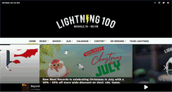 Desktop Screenshot of lightning100.com